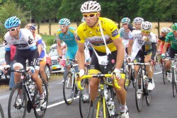 Thor Hushovd riding his bike in the 2011 Tour de France