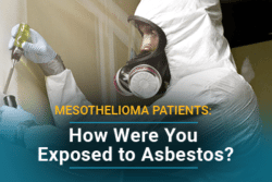 Man wearing respirator and suit