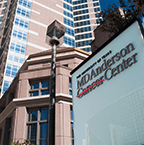 MD Anderson Cancer Center exterior and sign